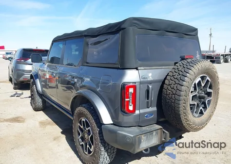 2021 Ford Bronco Outer Banks z USA, uszkodzony, nr VIN 1FMDE5BH0MLA88762